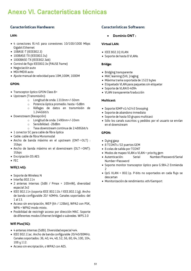 HGU technická specifikace