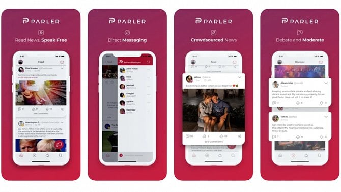 Sociální sítě - Parler
