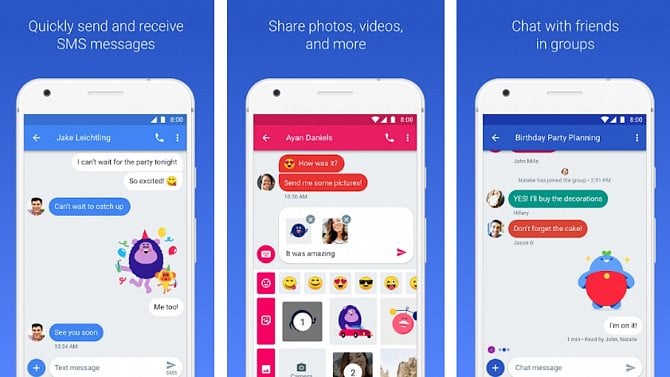 Zprávy pro Android - Google