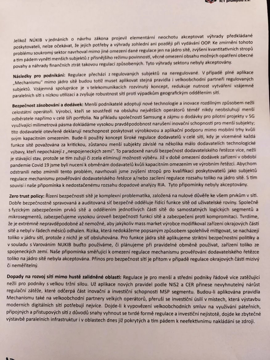 Postoj VNICTP a ČTKK k zákonu o kybernetické bezpečnosti