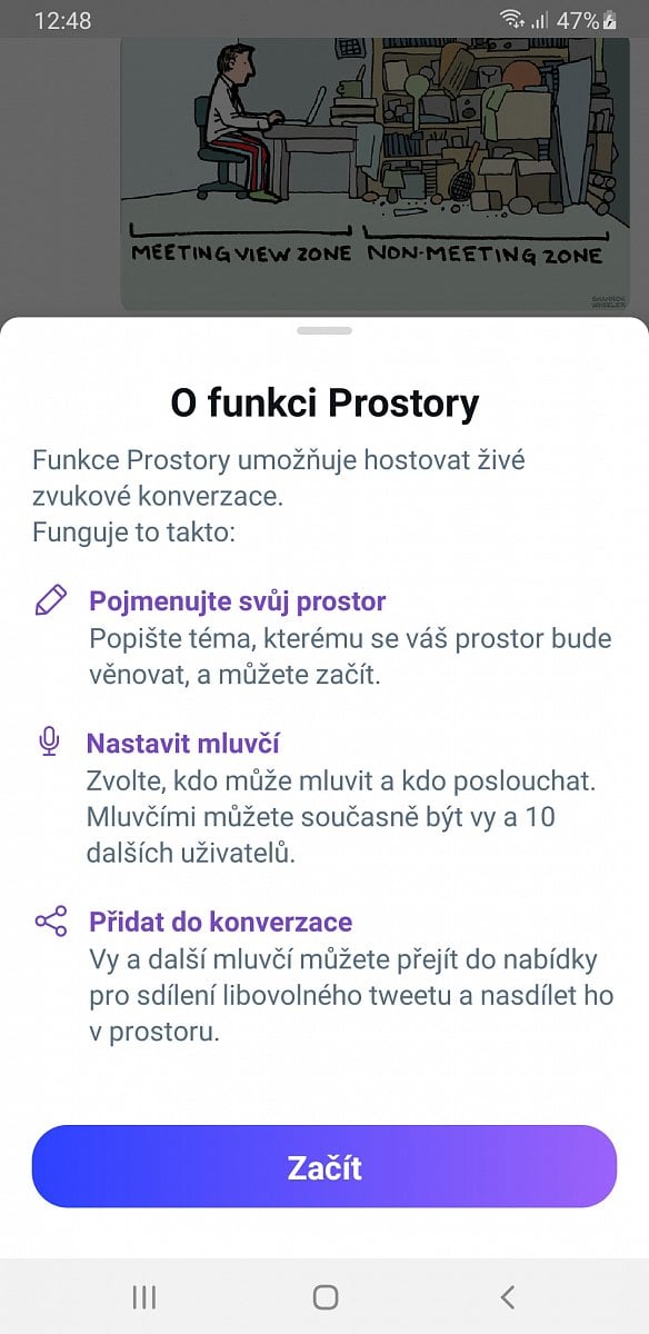 Co umí a jak vypadají Twitter Spaces (Prostory)