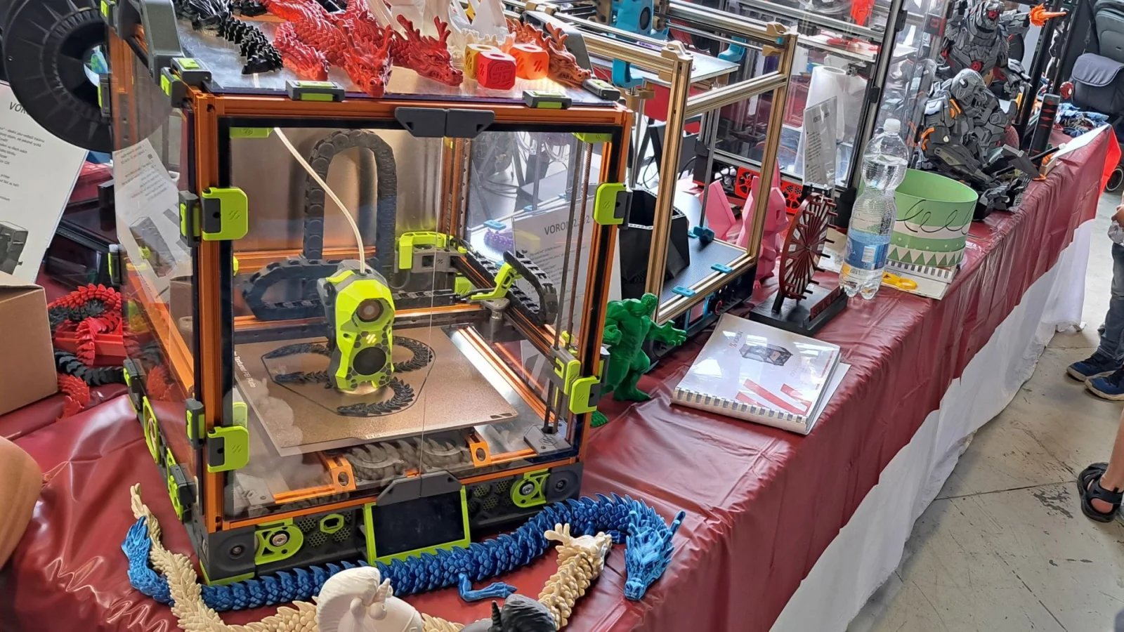 3D tisk byl na festivalu kreativity všudypřítomný.