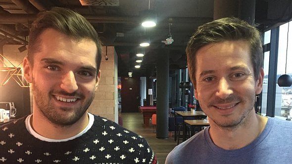 Lubo Smid (vlevo) a David Semerád, STRV