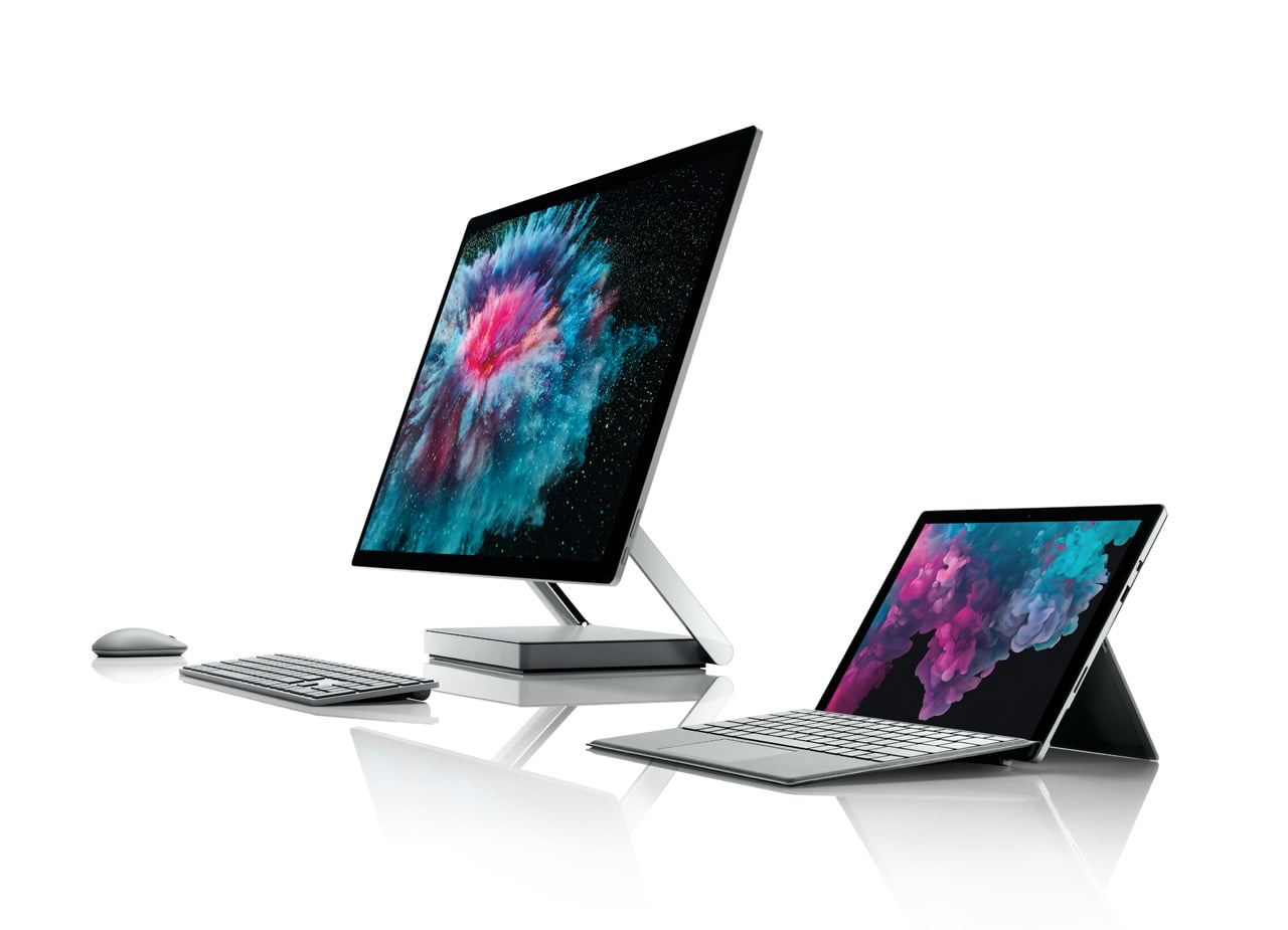 Surface Headphones, Laptop 2, Pro 6 a Studio 2 od Microsoftu