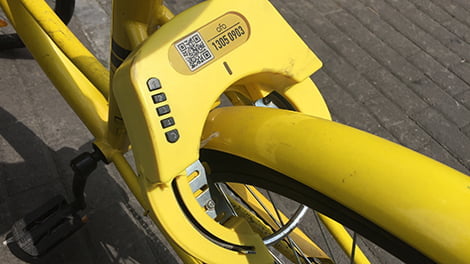 Bike sharing Ofo a IoT zámek na kolo