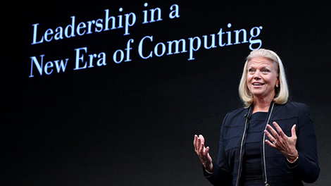 Šéfka IBM Virginia Rometty.
