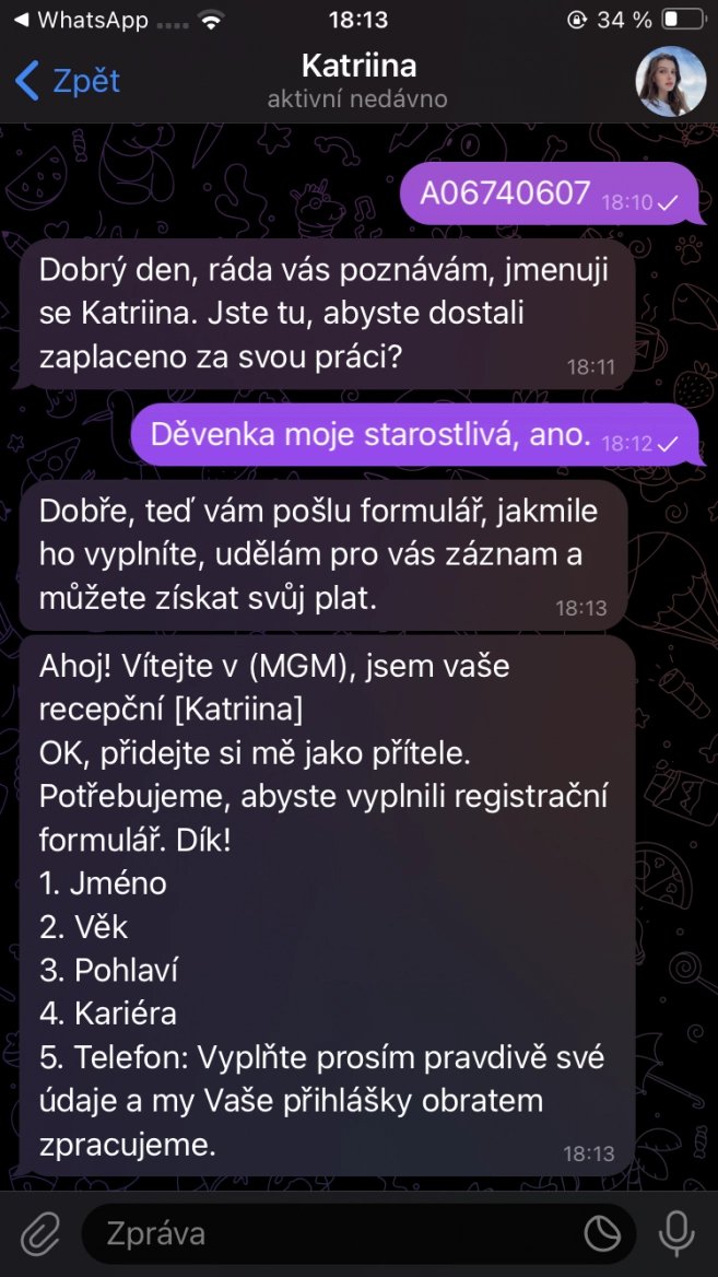 Podvod - peníze za klikání na videa na YouTube