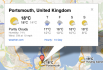 Google vrstva Weather v roce 2008 - Seznam v té době měl google jako absolutní inspiraci. To už se dneska říct nedá. Produkty Google jsou přetechnizované, produkty Seznamu začínají být přejednodušené. 