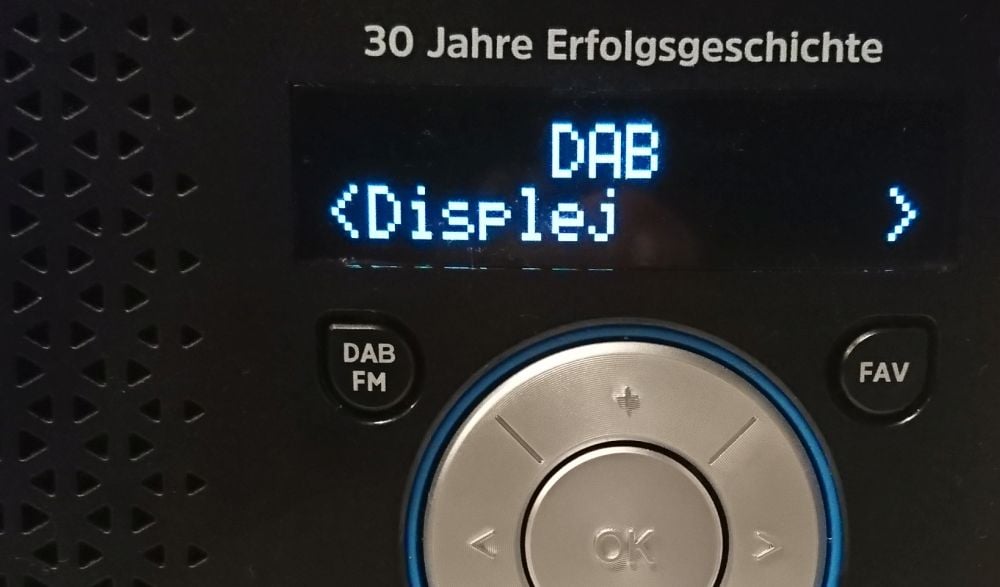 Technisat DigitRadio 1 - menu (výběr)