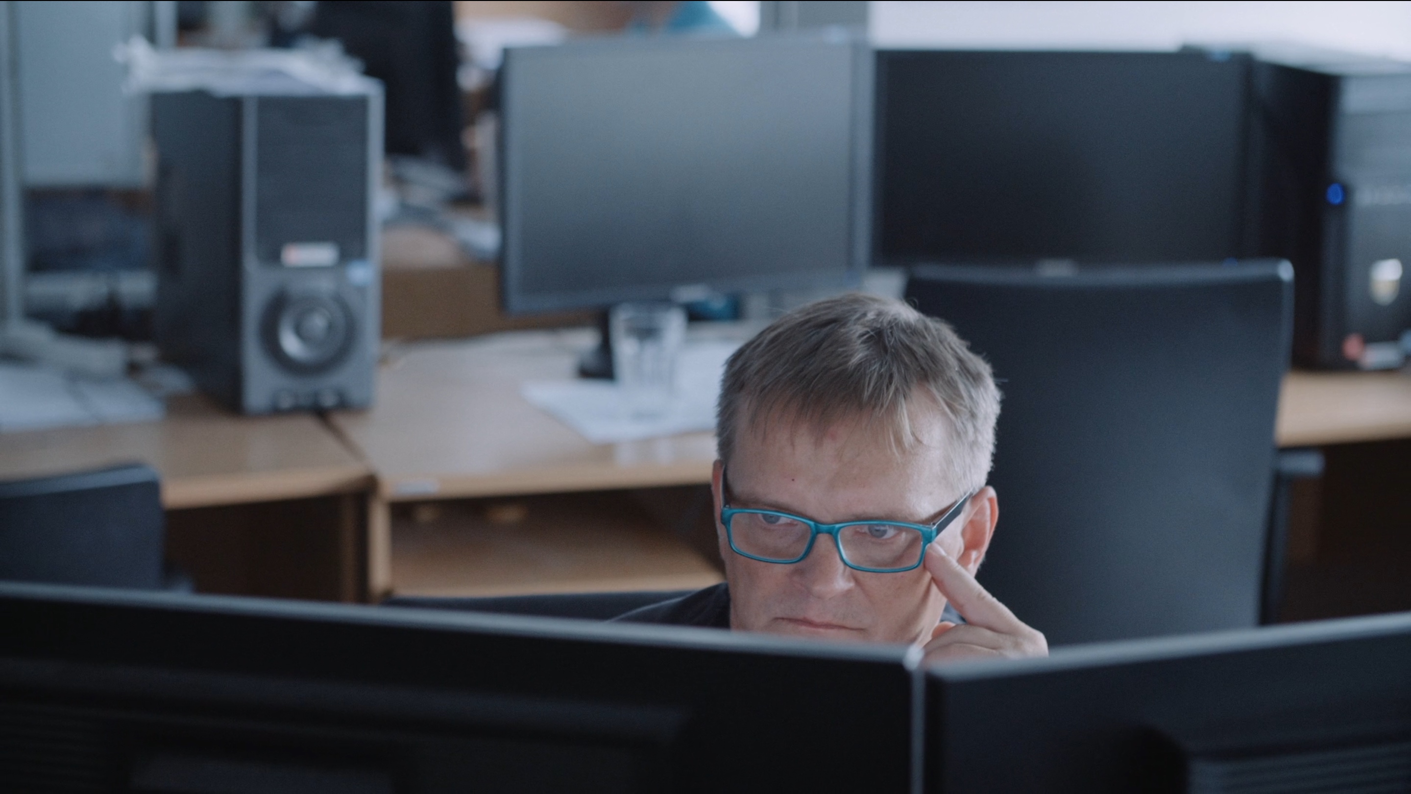 Bývalý horník Tomáš Hisem, který prošel rekvalifikací na programátora.