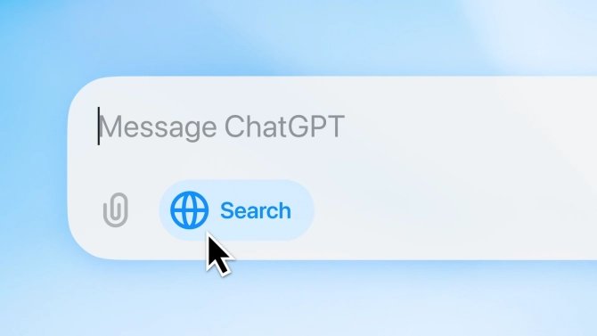 AI - OpenAI - ChatGPT Search - vyhledavani