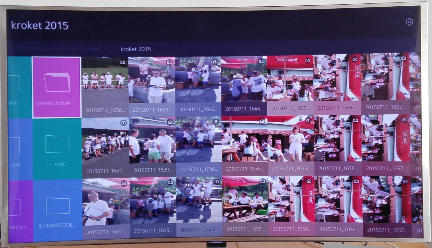 Samsung UE55JS9002T - Multimedia - DLNA a USB