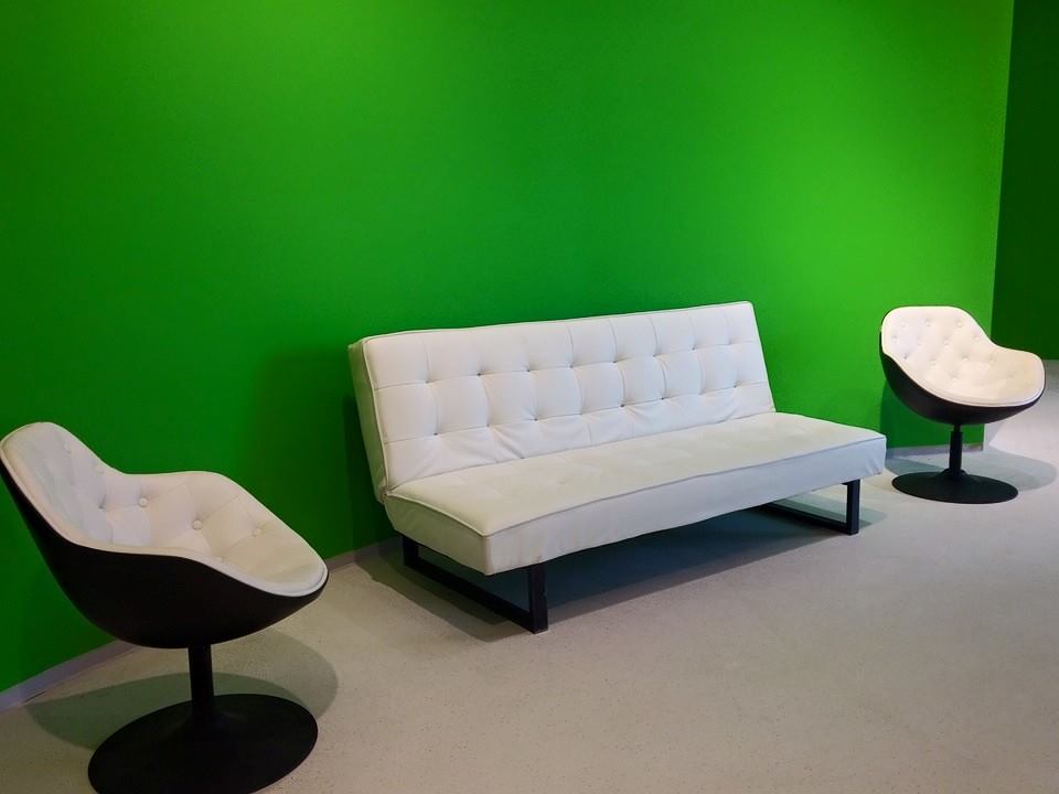 Studio televize Harmonie v Obchodním domě Kotva