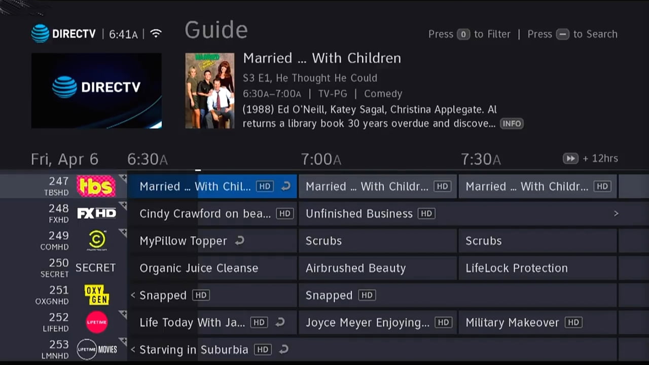 DIRECTV - Programový průvodce 2/2