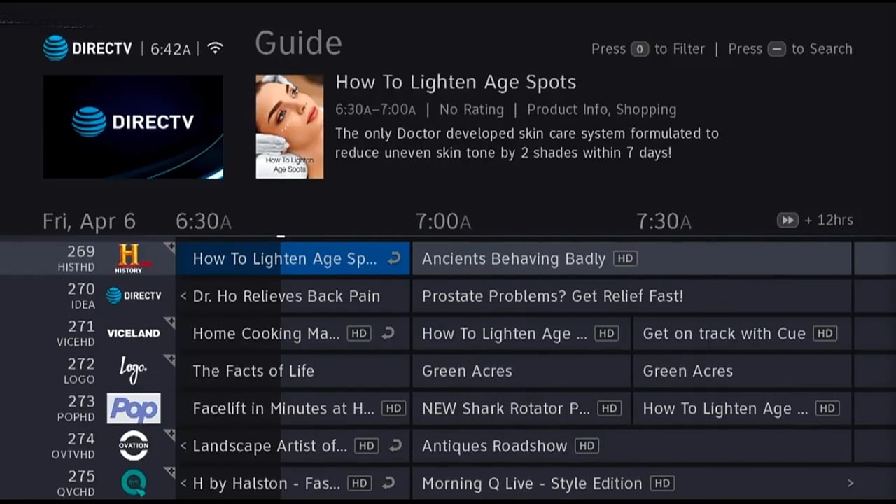 DIRECTV - Programový průvodce 2/2