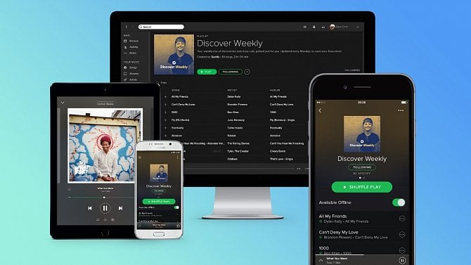 Spotify - zařízení