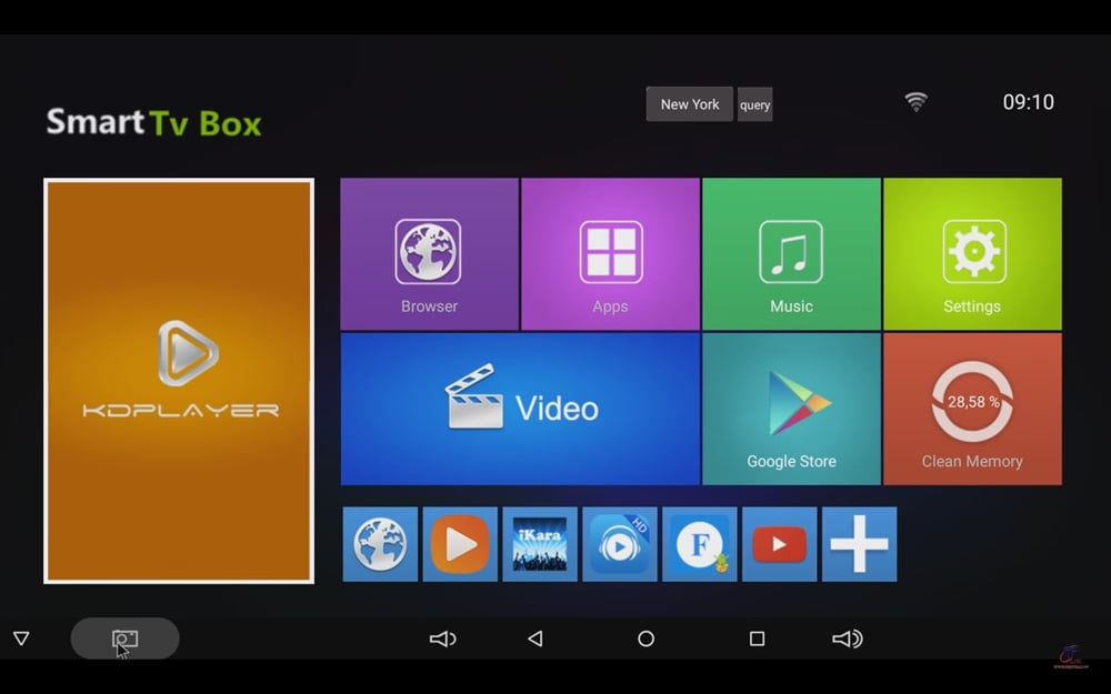 Uživatelské prostředí a benchmarky boxu Q Plus
