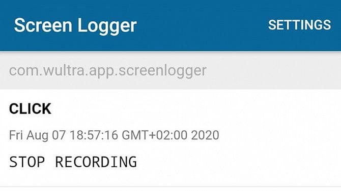 Wultra Screen Logger