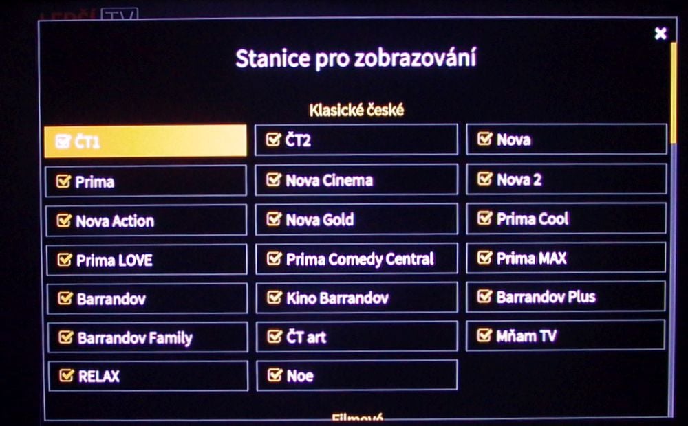 Lepší.TV - set-top box - kvalita a HD