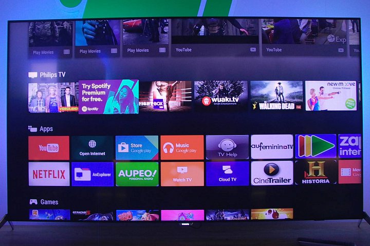 Nová "Home Page - Launcher", nebo-li domácí obrazovka, má několik částí, mezi nimi Apps, Games, Settings a také „doporučené pořady“. Vše pracuje ve stylu „naposled použitá aplikace, se v pořadí aplikací přesouvá na první pozici“.