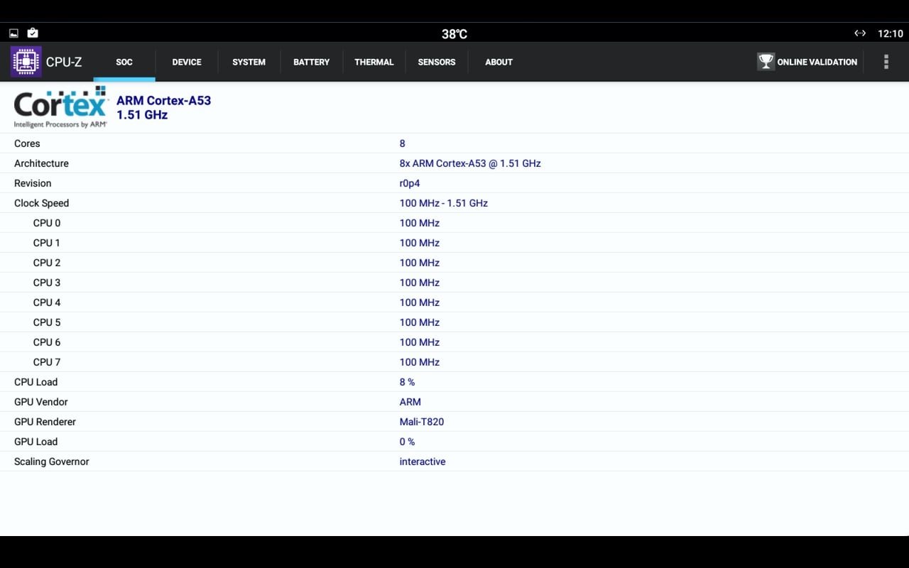Benchmarky (konfigurace 3 / 16, Android 6.0)