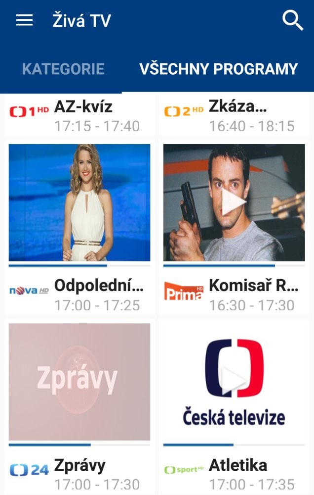 Skylink - Živé vysílání