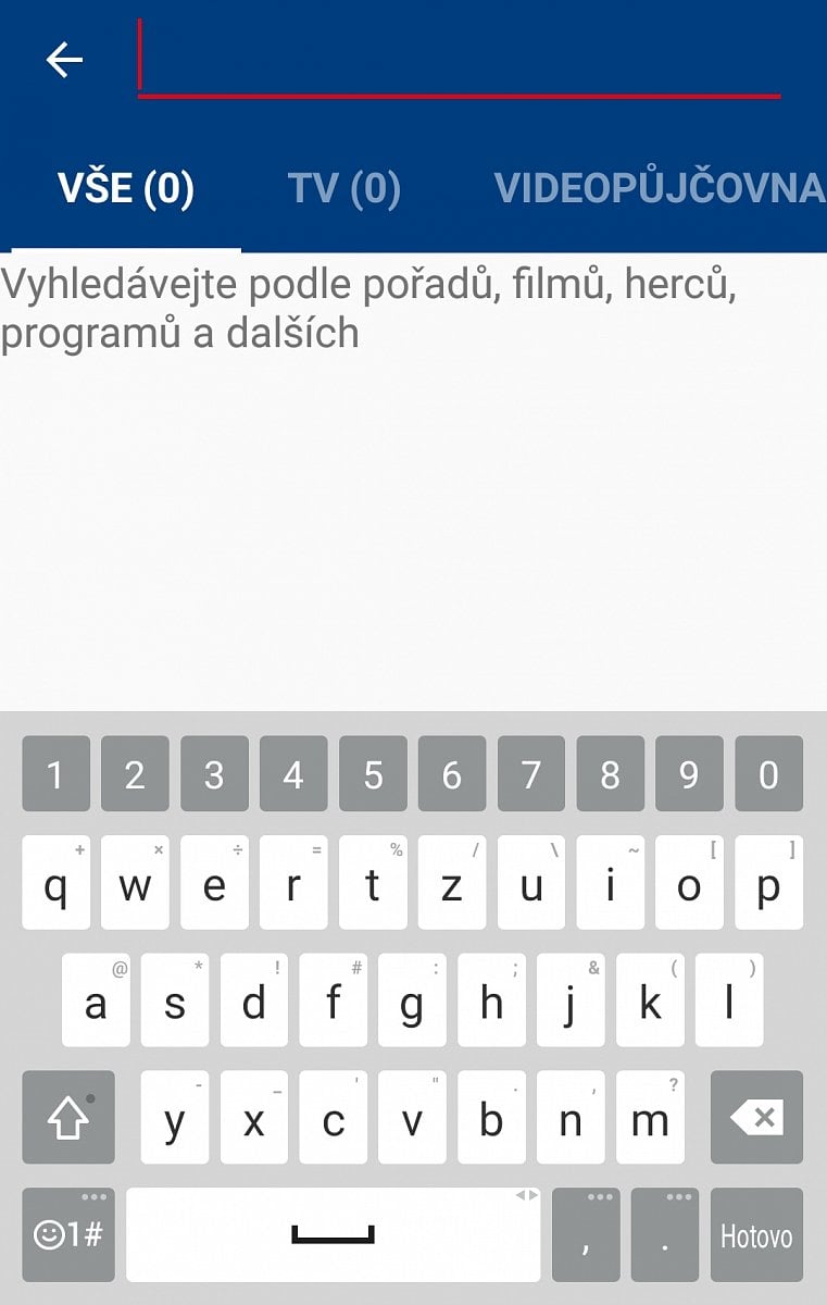 Vyhledávání na několik způsobů.
