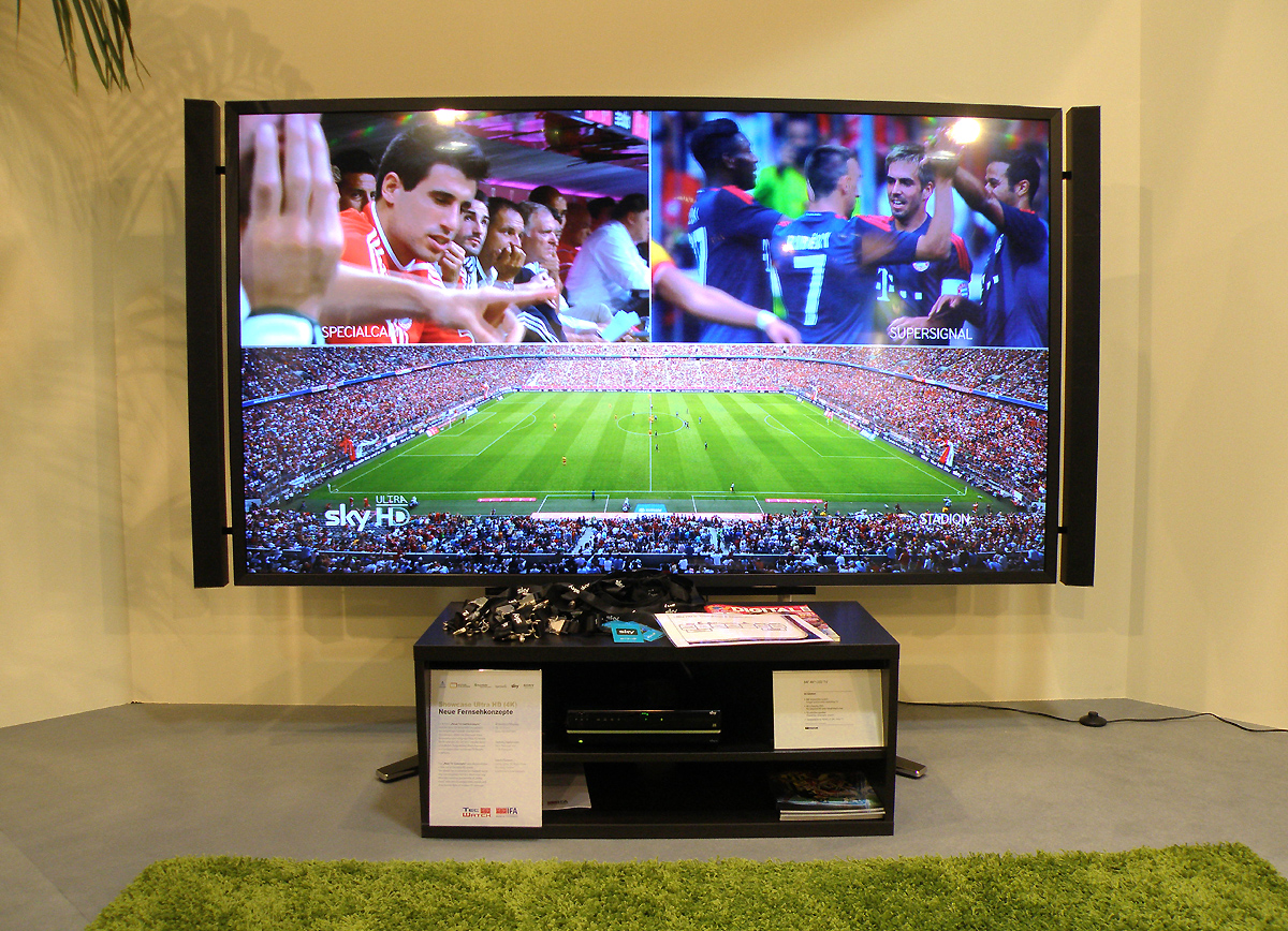 Prezentace distribuce Ultra HD signálu na veletrh IFA 2013