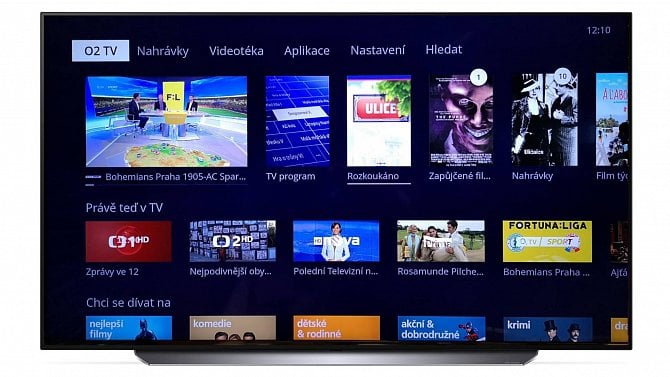 Aplikace O2 TV na televizorech LG