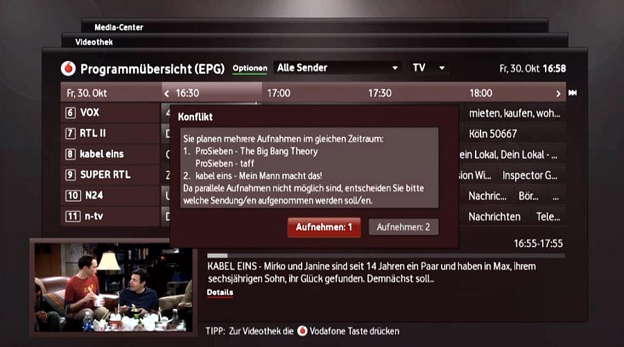 Fritz!Box 7490 - práce s nahrávkami