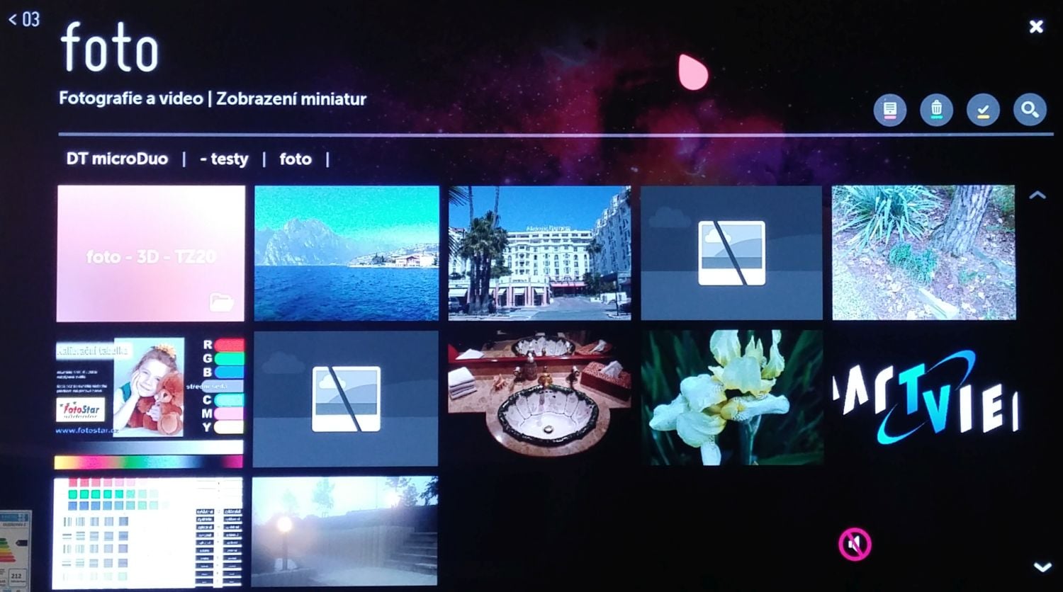 LG OLED65E6 - multimédia a HDR