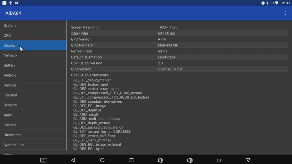 Alfawise H96 Mini - AIDA 64