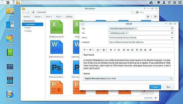 Synology DSM 5.1 - File Station.