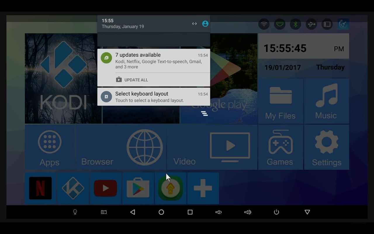 H96 Pro + - Start boxu a Android 6.x