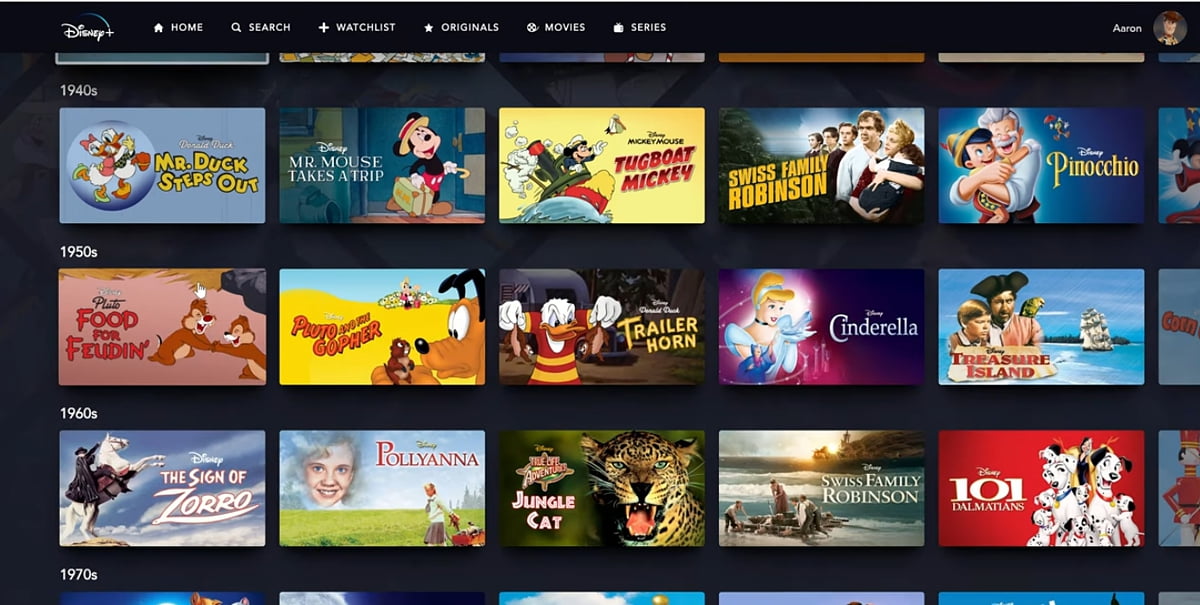 Disney Through the Decades