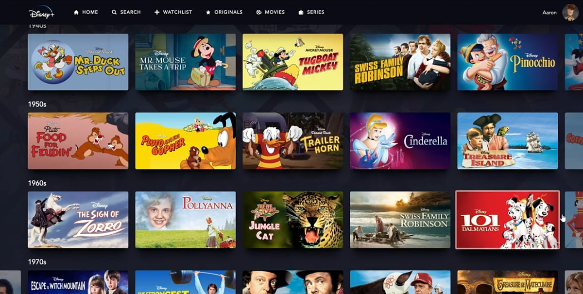 Disney Through the Decades