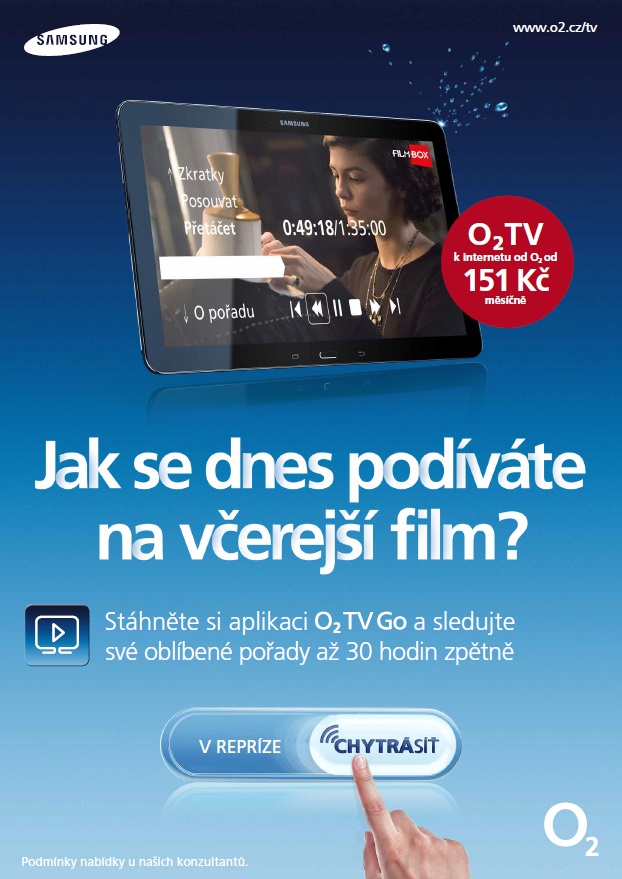 Reklamní kampaň na podporu O2TV a O2TV GO!