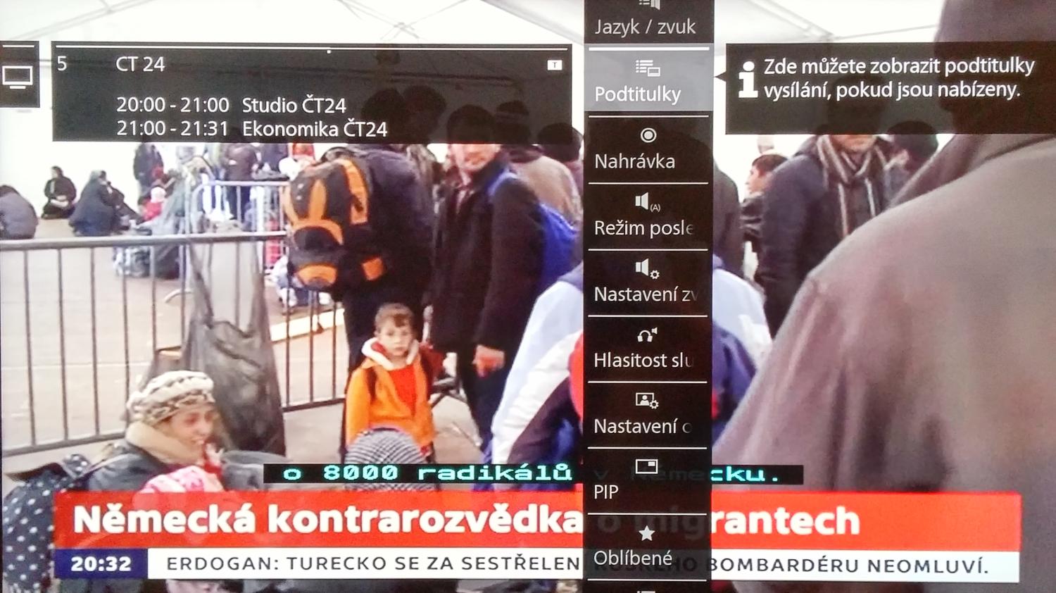 Loewe Connect 32 - Menu podtitulky