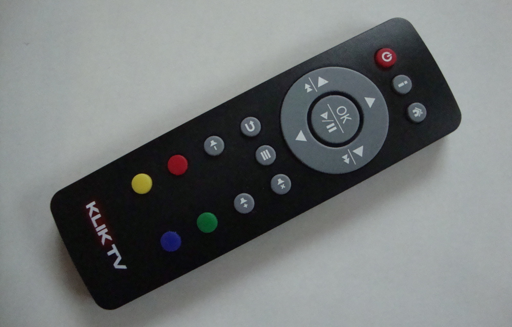 KlikTV - balení Klikboxu S1 a příslušenství