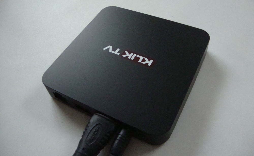 KlikTV - balení Klikboxu S1 a příslušenství