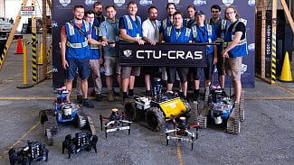 Výzkumníci z týmu CTU-CRAS-NORLAB dostali od americké agentury DARPA 1,5 milionu dolarů.
