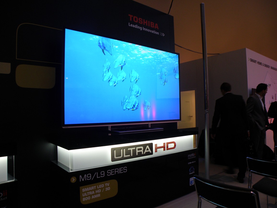 Toshiba představila na veletrhu IFA 2013 Ultra HD televizory