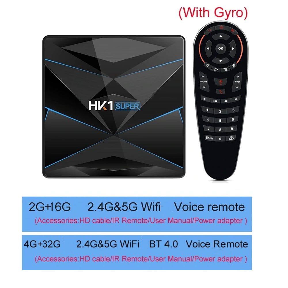 HK1 Super s ovladačem G30