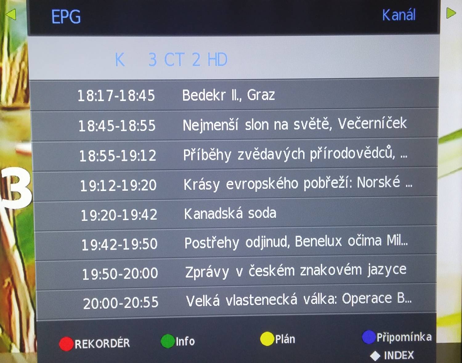 Náhled typu Kanál.