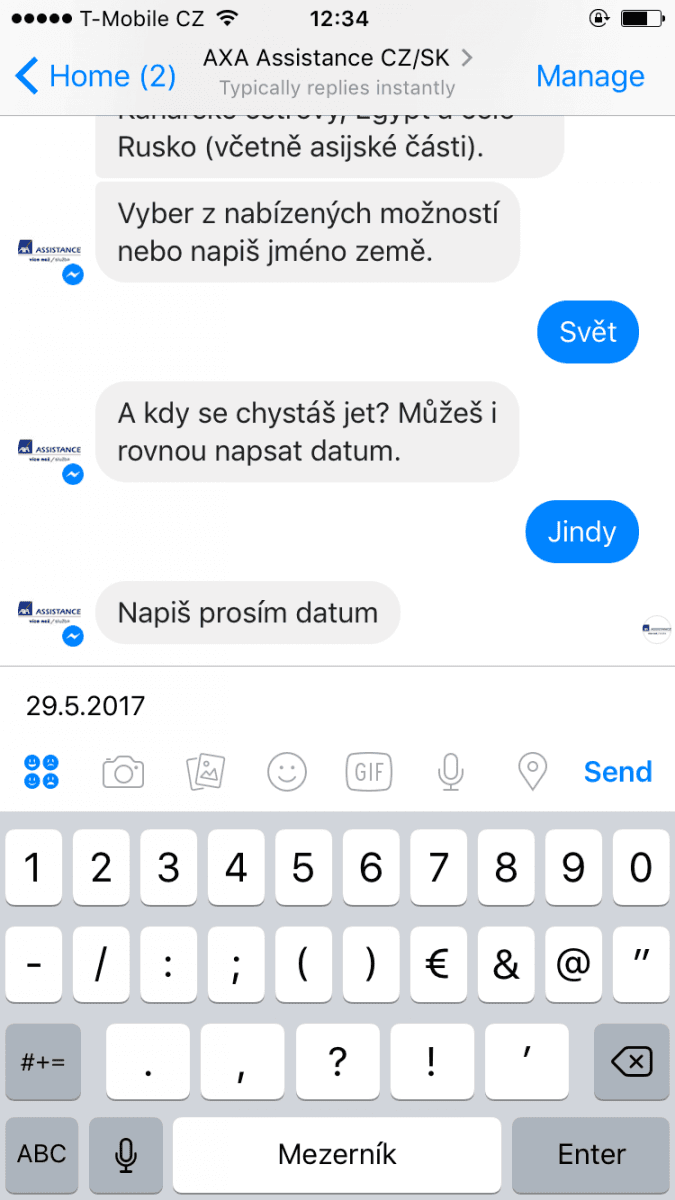 Chatbot AXA Assistance