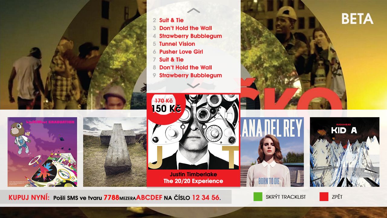 Hybridní aplikace televize Óčko