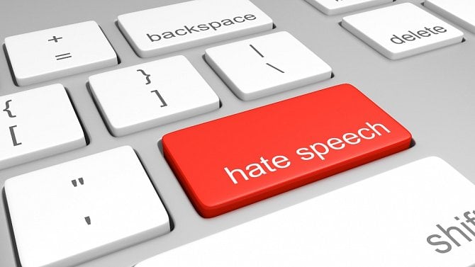 Nenávist - hate speech - klávesnice