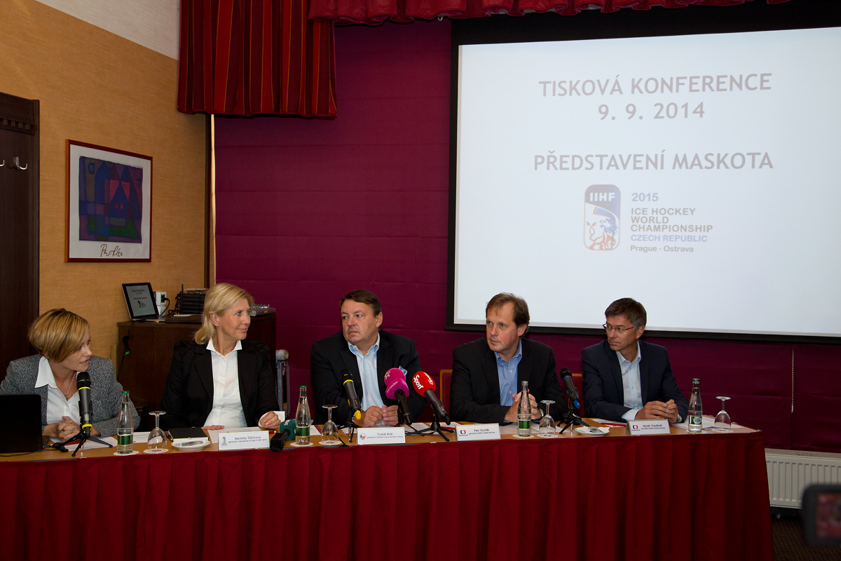 Tisková konference Českého svazu ledního hokeje a České televize