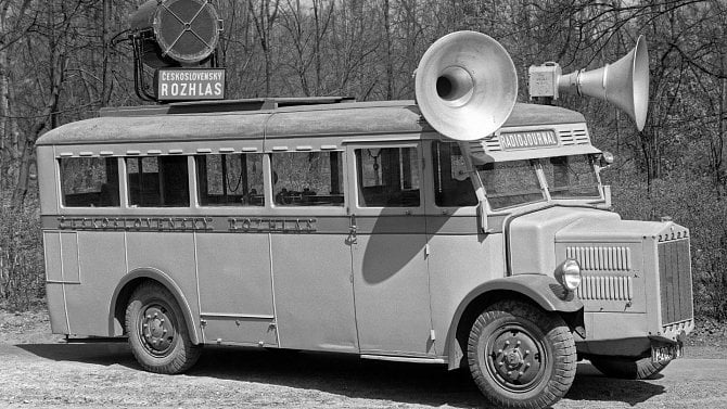 Propagační autobus Radiojournalu