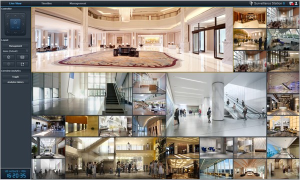 zobrazení 64 kanálů